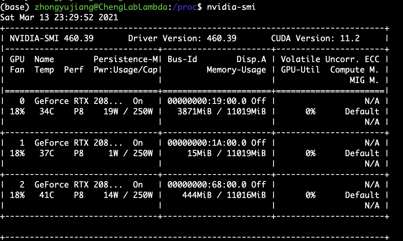 nvidia-smi