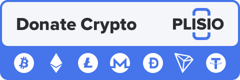Donate Crypto on Plisio