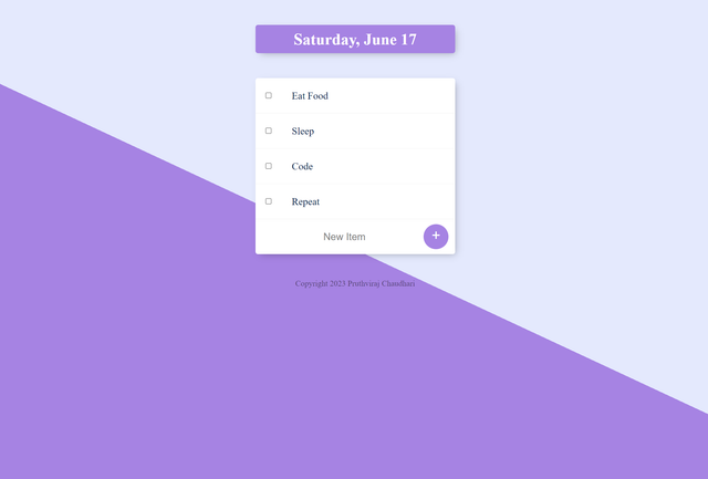 Todo List App