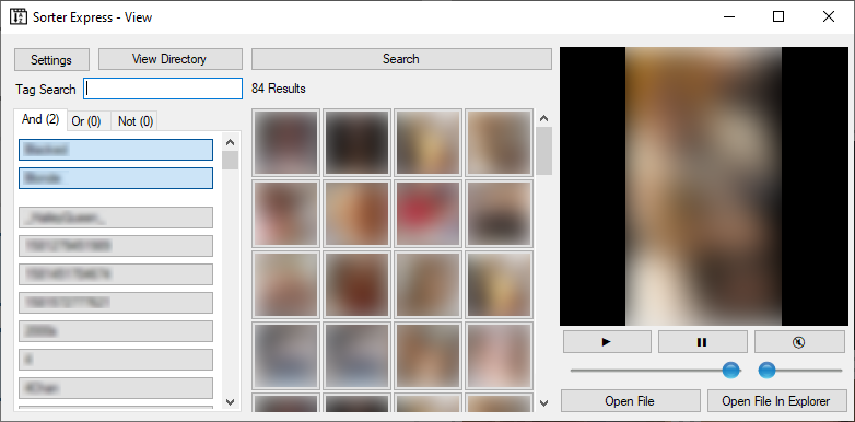 Collection Viewer Window