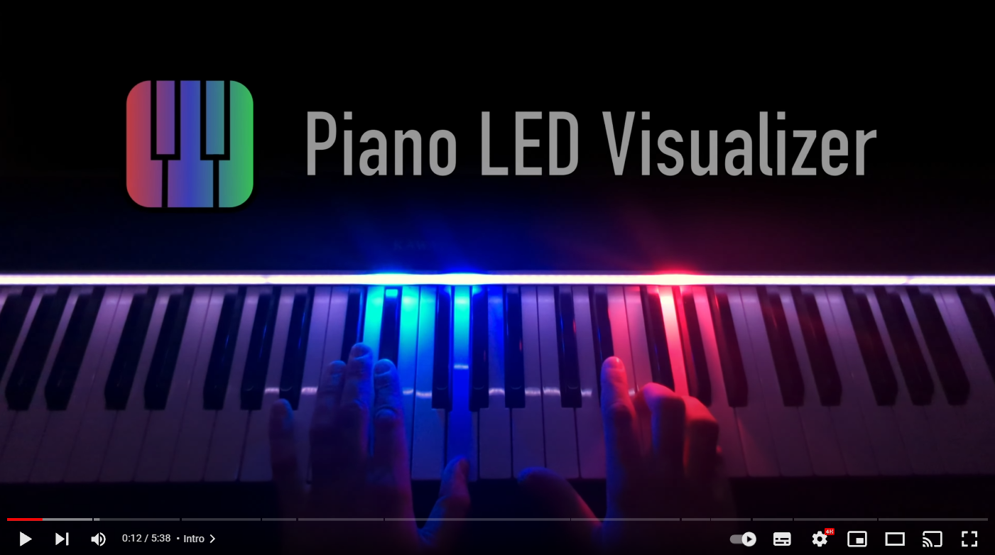 Synthesia light up discount keyboard