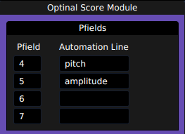 Pfields module