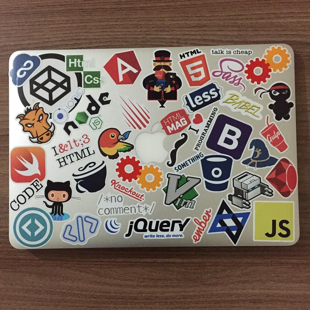 laptop stickers example 1