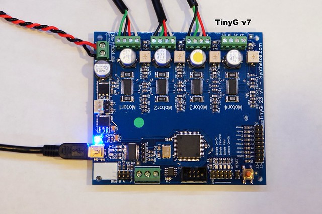 Image of TinyG Connected to Power