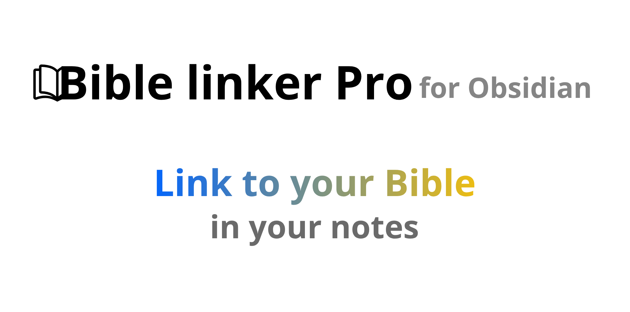 Bible linker Pro logo