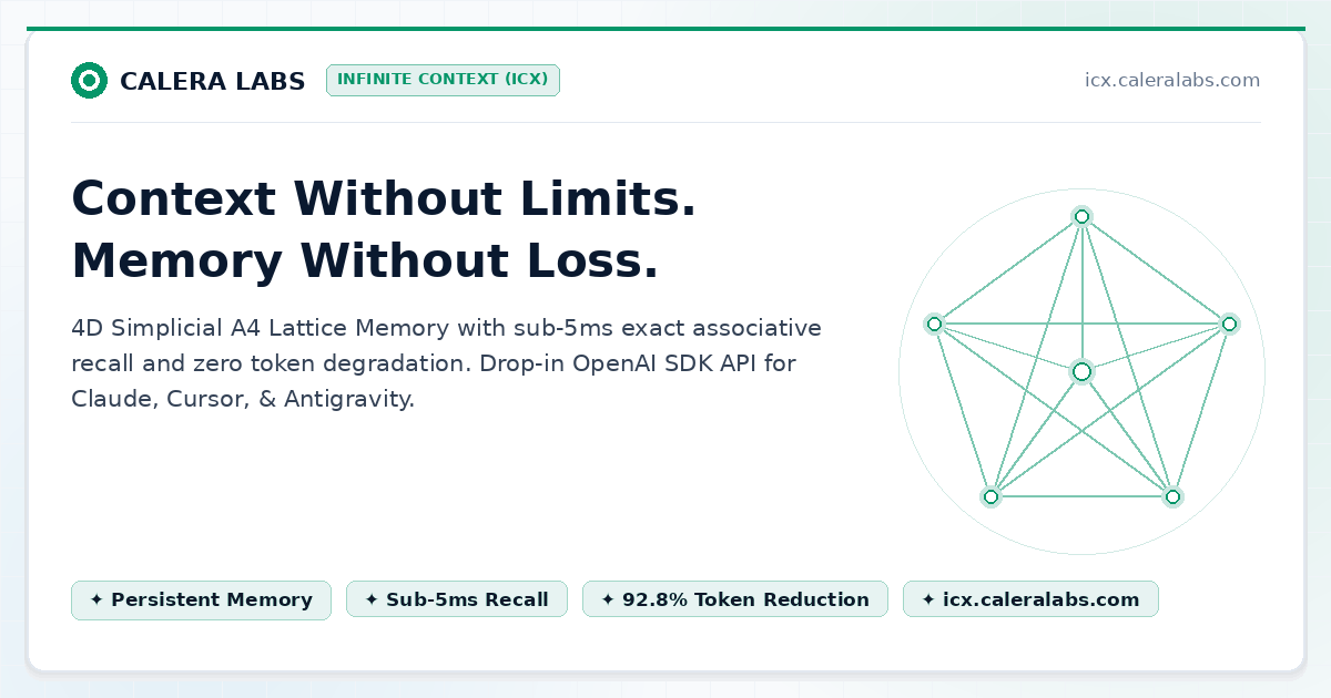 Infinite Context — Context Without Limits. Memory Without Loss.