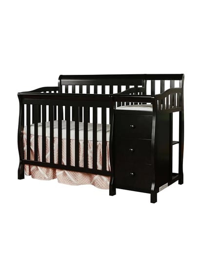 dream-on-me-jayden-4-in-1-mini-convertible-crib-changer-black-1