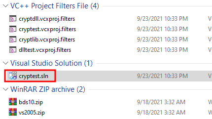 Cryptest.sln File