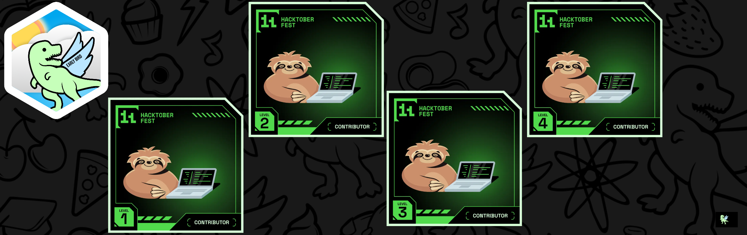 An image of @yuvrajrathod1202's Holopin badges, which is a link to view their full Holopin profile