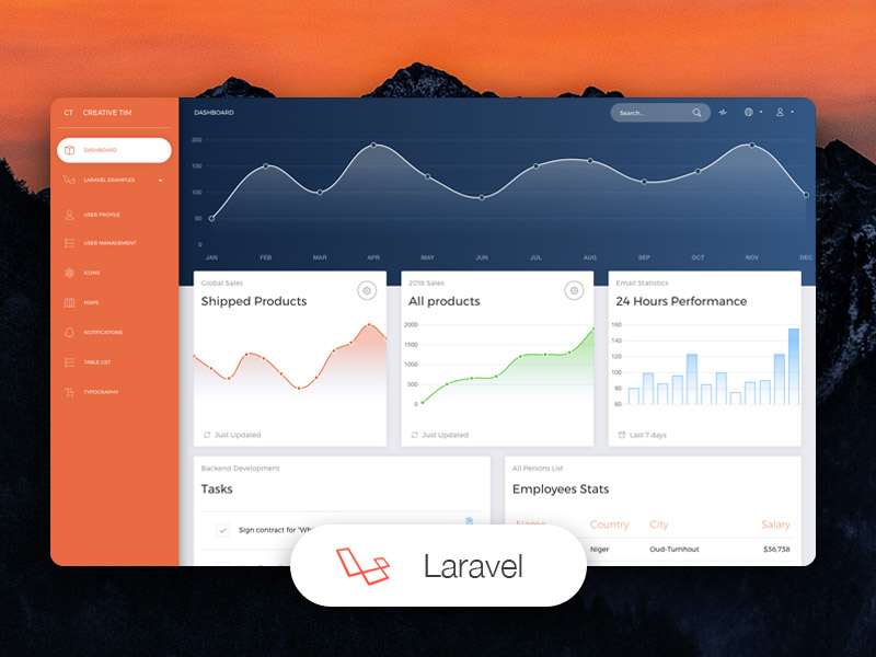 now-ui Dashboard Laravel