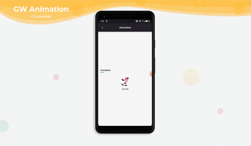 GF Flutter Animation Container