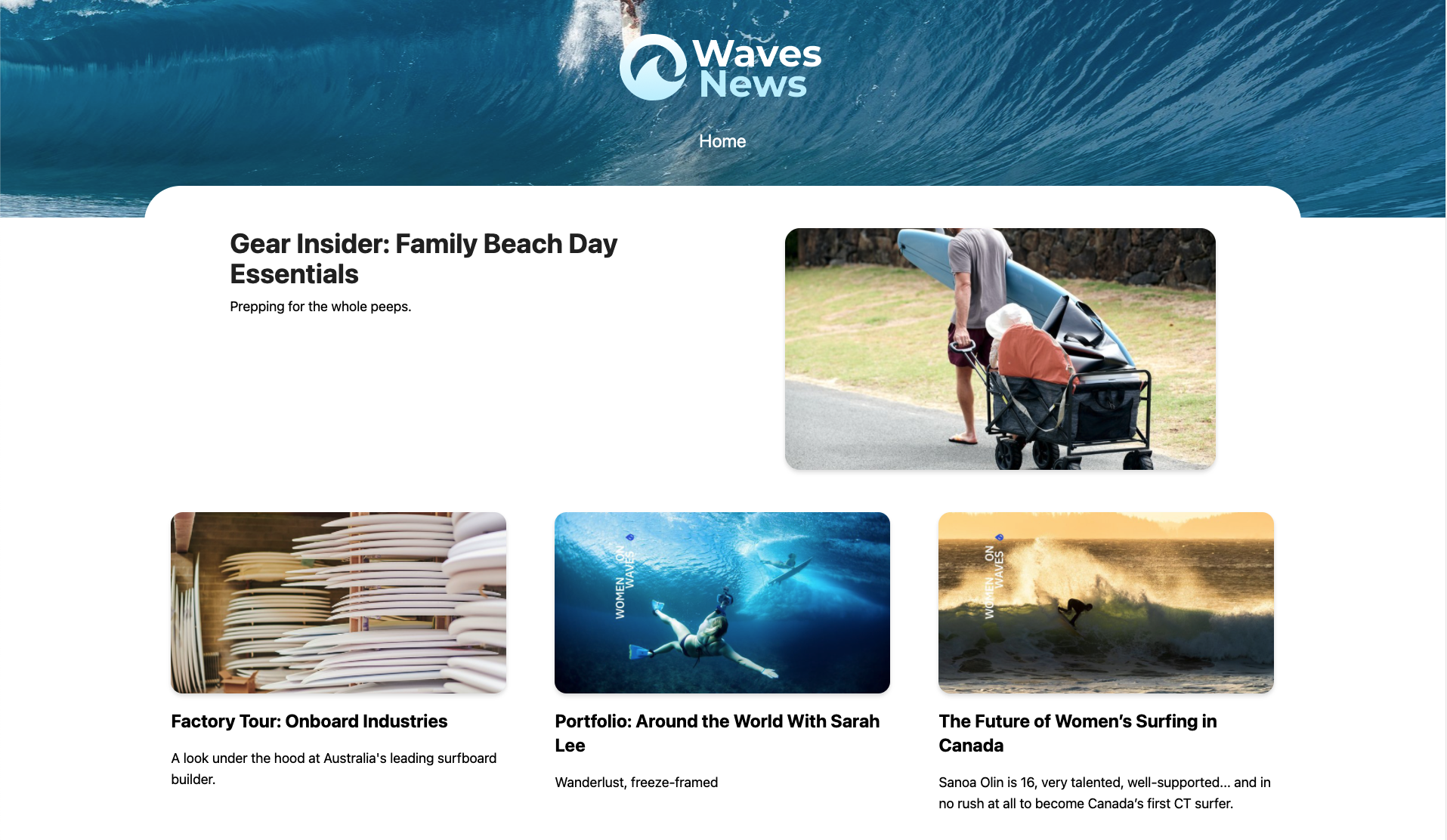 WavesNews Screenshot