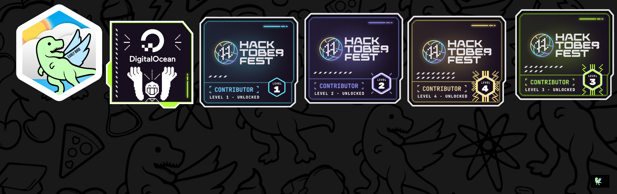 @samyak1202's Holopin board