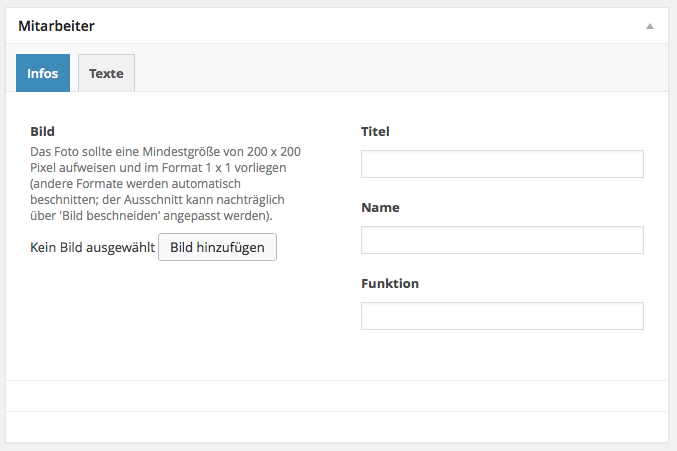 advanced custom field column field in tabs