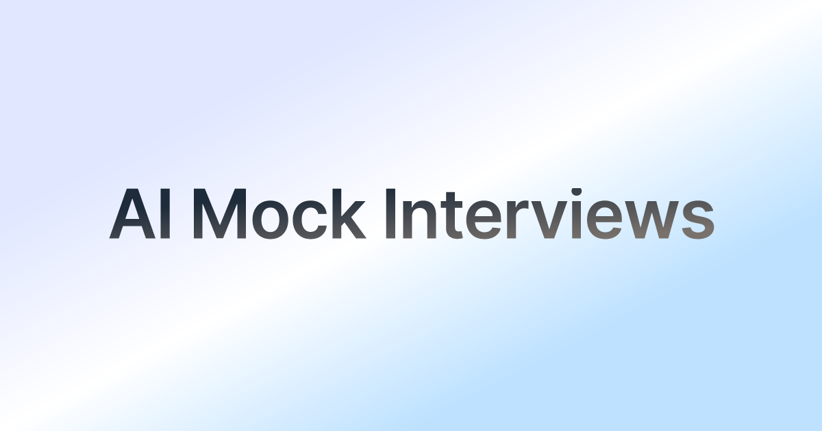 BehaveWise – AI-Powered Mock Interviews