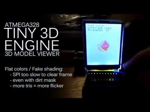 Preview of Tiny 3D Engine on YouTube