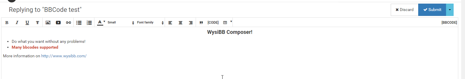 WysiBB Composer