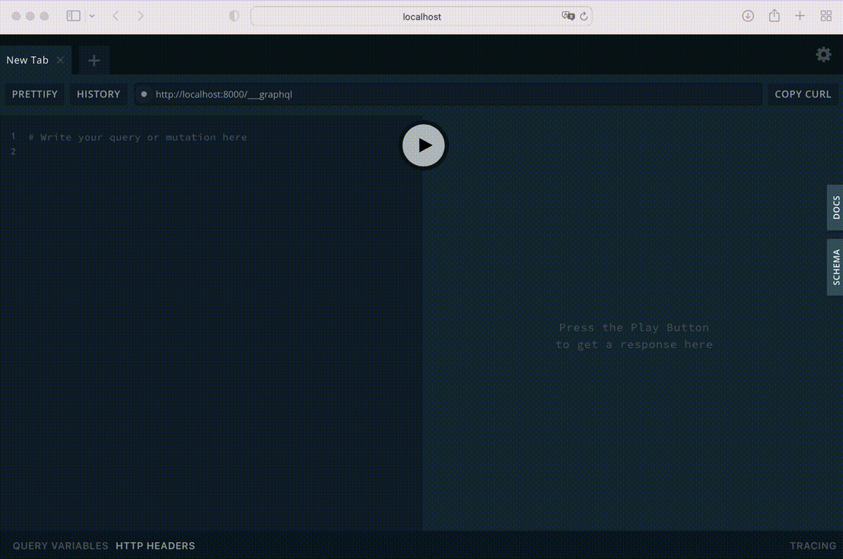 GraphQL Playground is a GraphQL IDE - GraphQL Playground API Docs Navigation