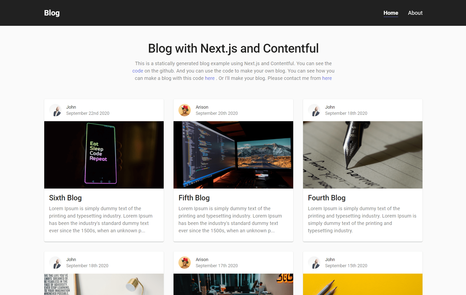 GitHub - MonicaQuainoo/js1: This is a blog demo. You can clone this ...