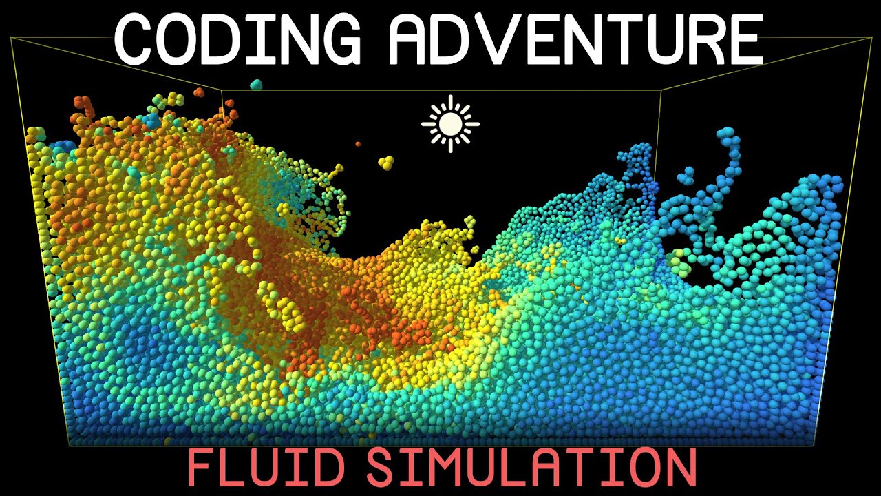Sebastian Lague: Simulating Fluids