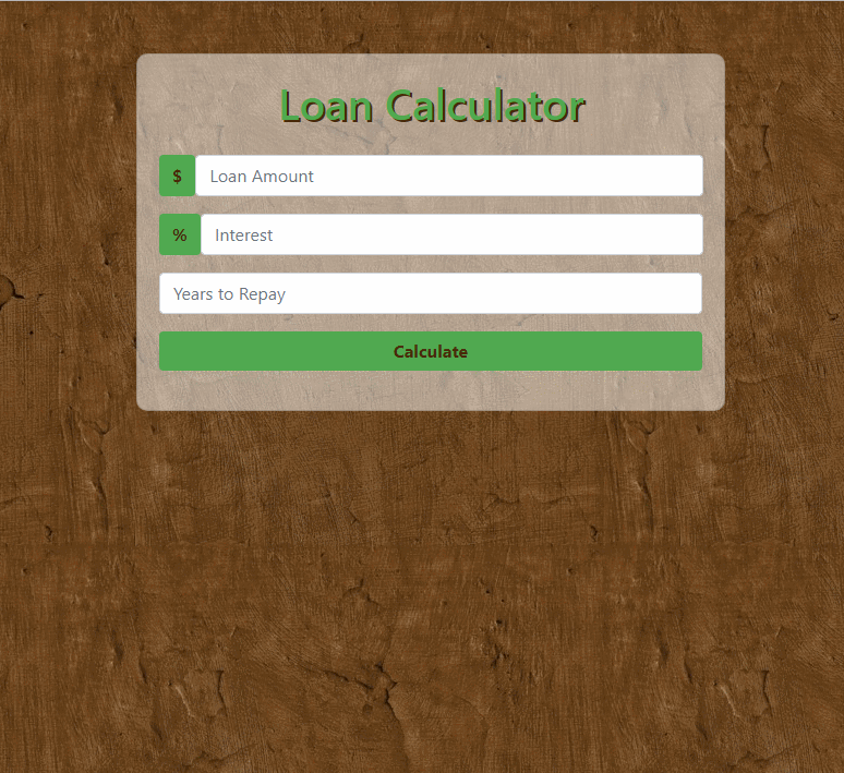 Loan Calculator App