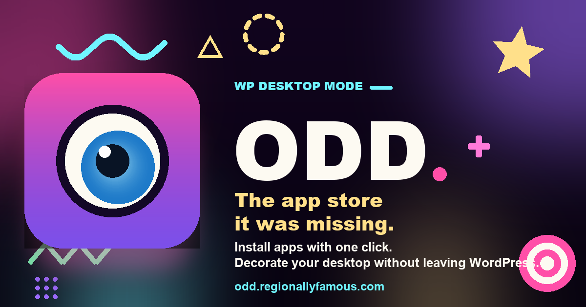 ODD — the Luxe + Weird shop for WP Desktop Mode