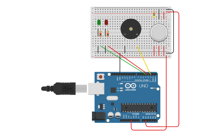 Gas Security Alarm System