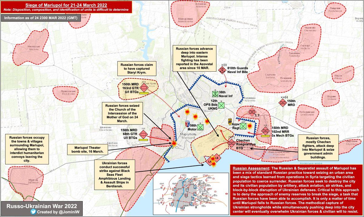 Siege of Mariupol 2022.3.21-3.24 🔍