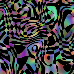 Swirly chessboard