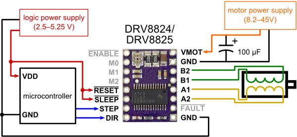 DRV8825 wiring diagram