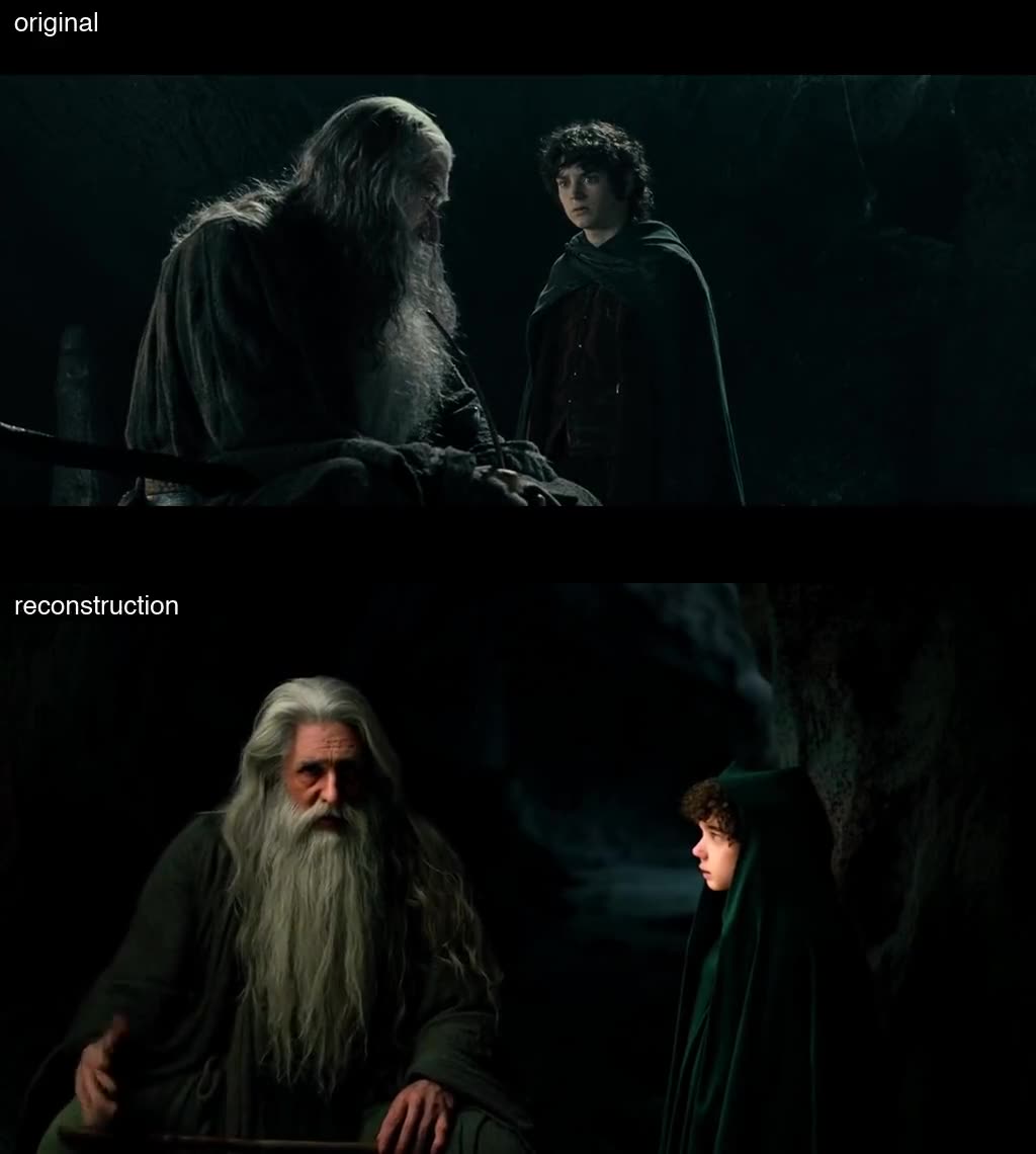Original vs reconstruction — Moria, The Fellowship of the Ring