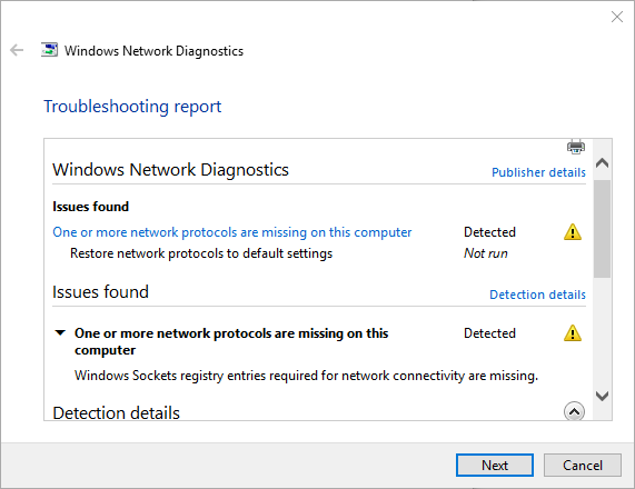 Windows Troubleshooter