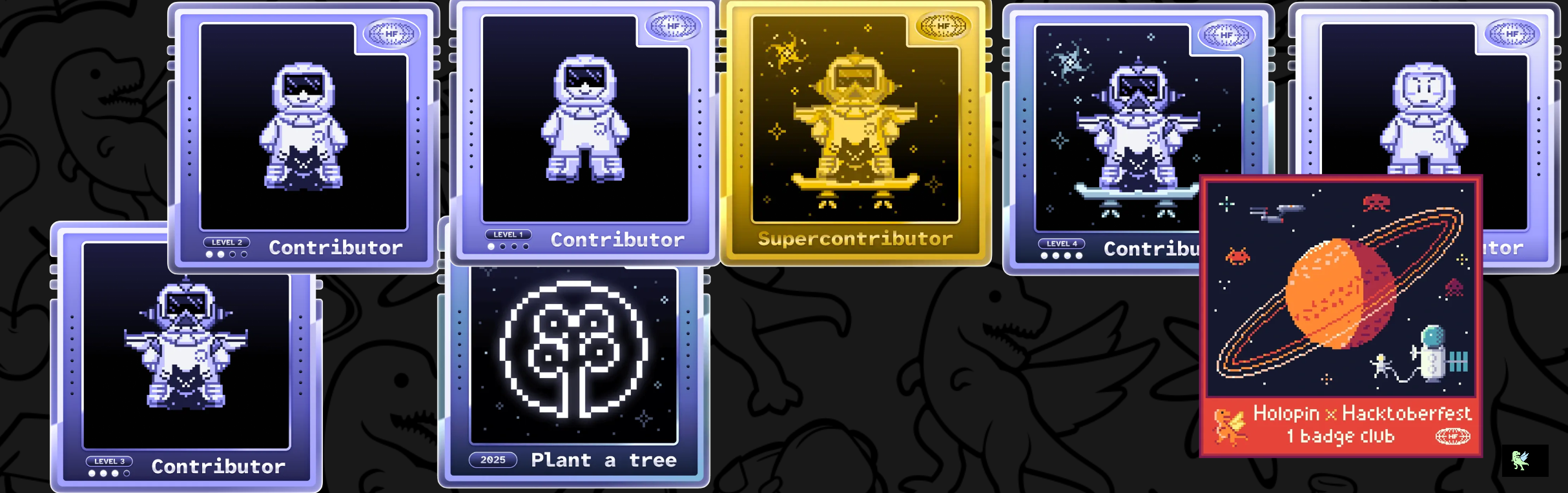 An image of @rafsanneloy's Holopin badges, which is a link to view their full Holopin profile