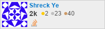 profile for Shreck Ye on Stack Exchange, a network of free, community-driven Q&A sites