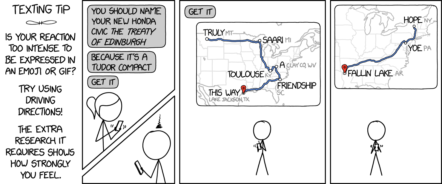 XKCD 2260 - Reaction Maps