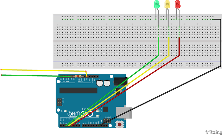 Arudino Lie Detector Schematic