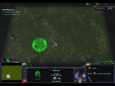 Trained A3C Atarinet agent playing DefeatRoaches