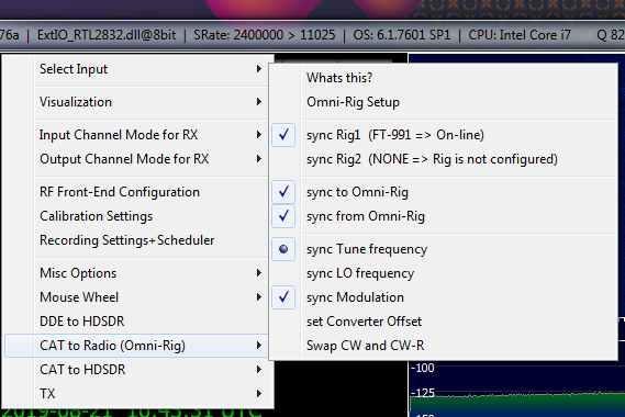 HDSDR OmniRig settings