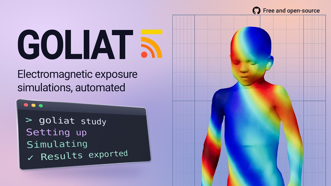Watch GOLIAT automate electromagnetic exposure simulations in Sim4Life, from setup to results