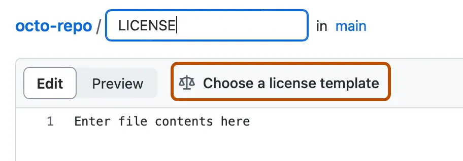 creating a license