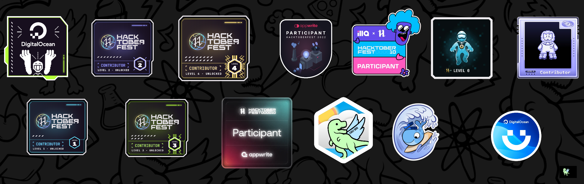 @shadowmonarch's Holopin board