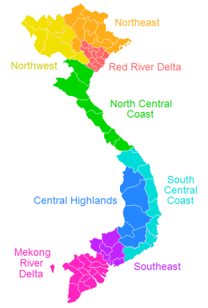 VN Geographical Regions