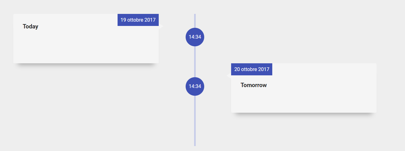 Angular Vertical Timeline