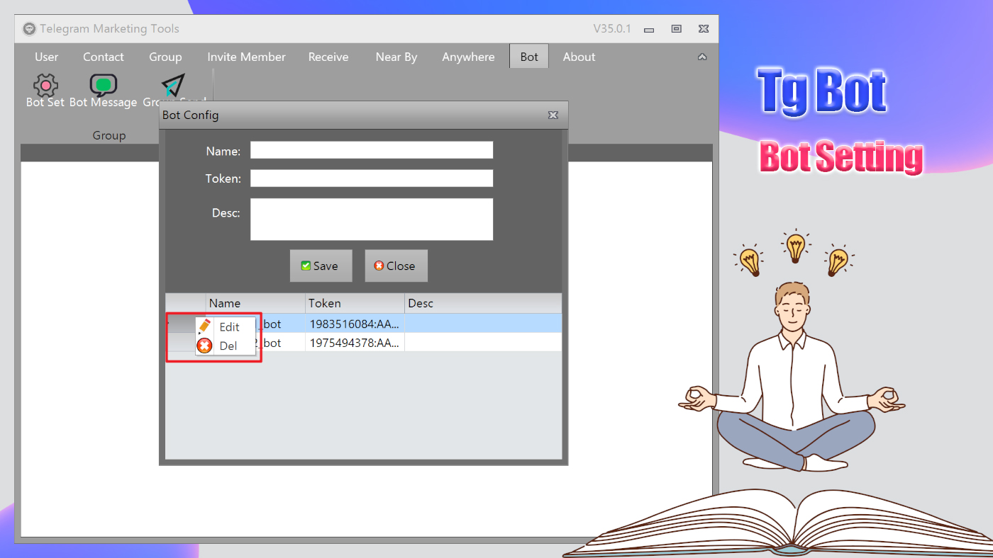 Telegram Marketing Tools Bulk Scraper/Extract/Add/Search/Invite Member|Join Group 45.1.1