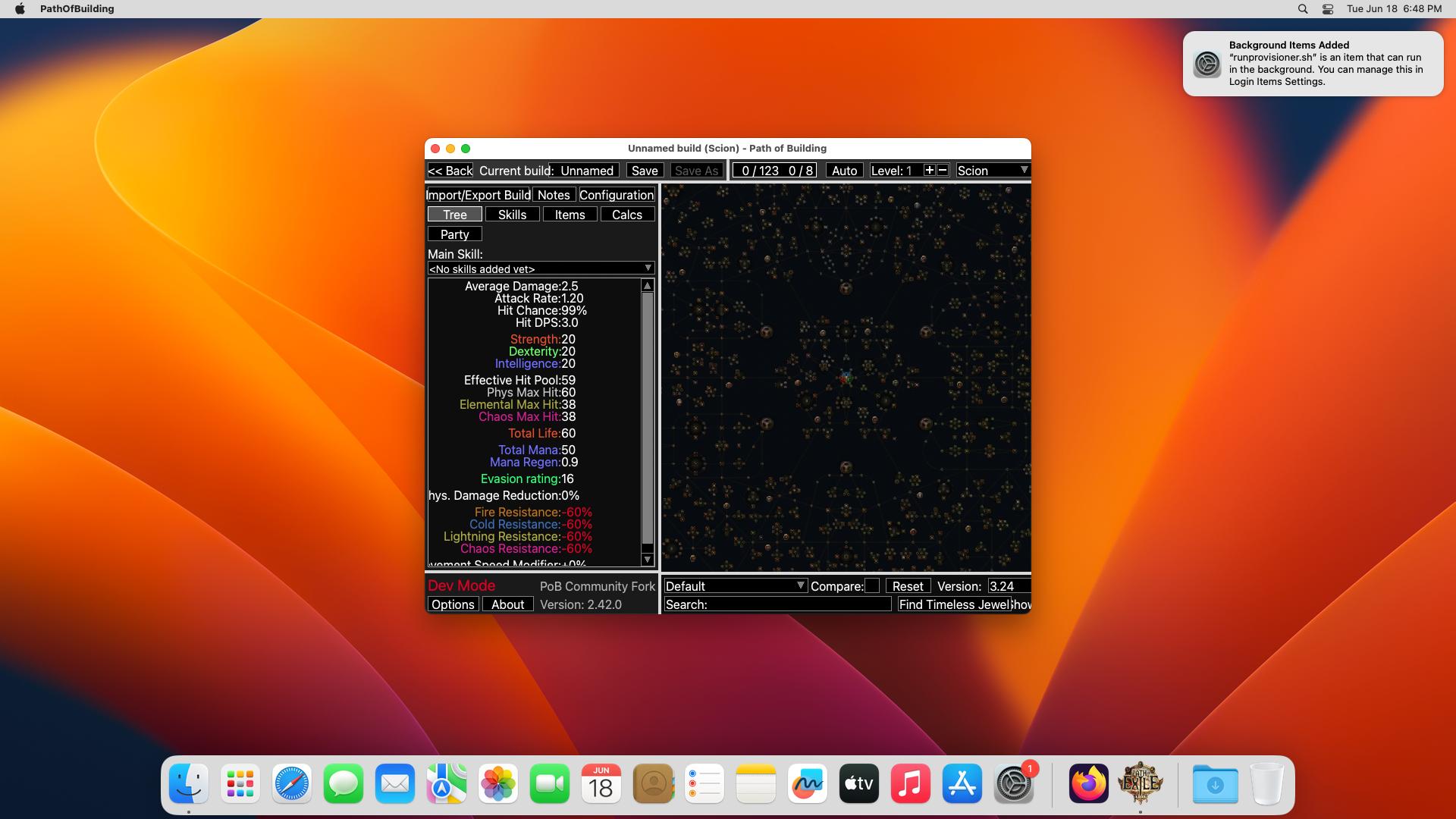 Screenshot MacOS