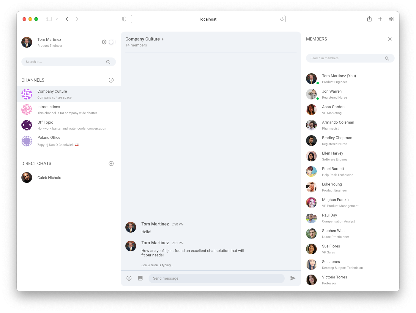 PubNub Chat Components