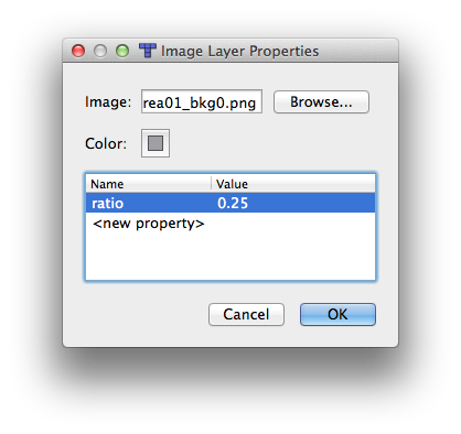 Image Layer Properties