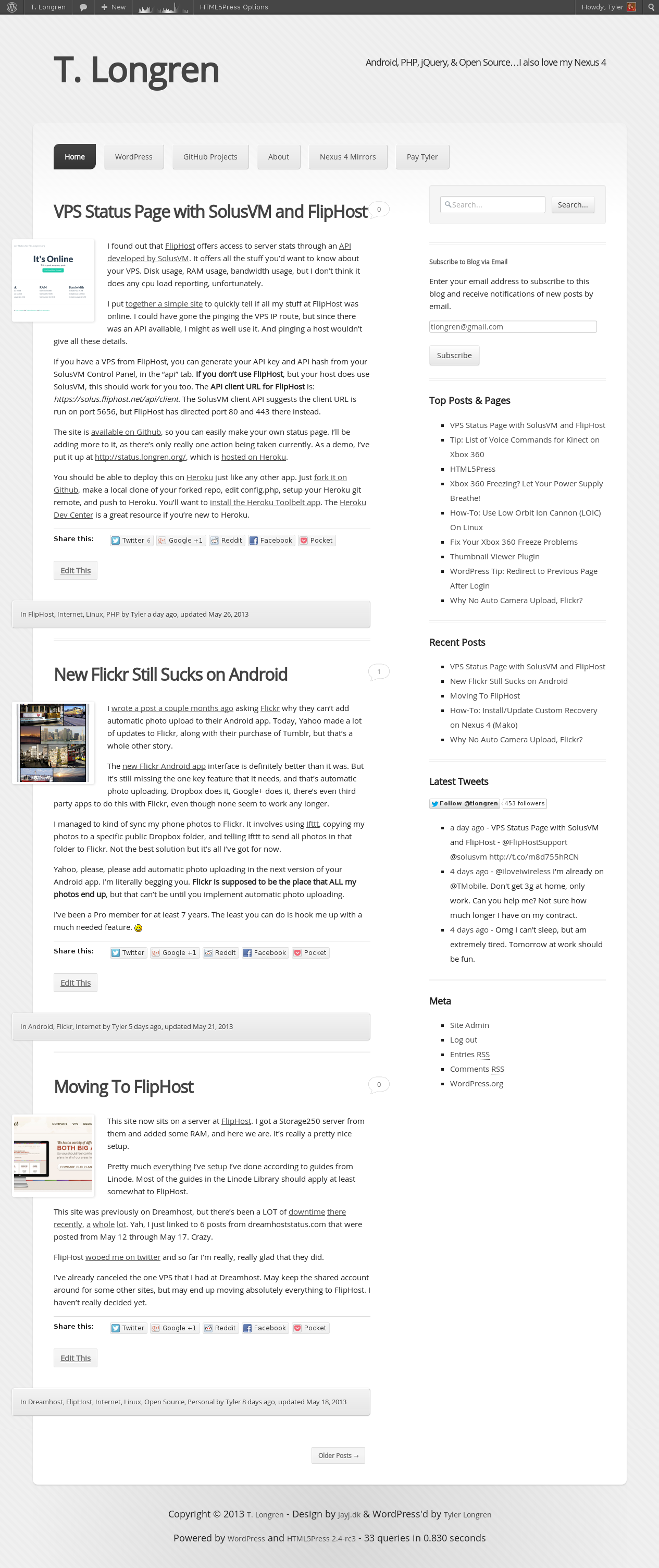 HTML5Press Screenshot