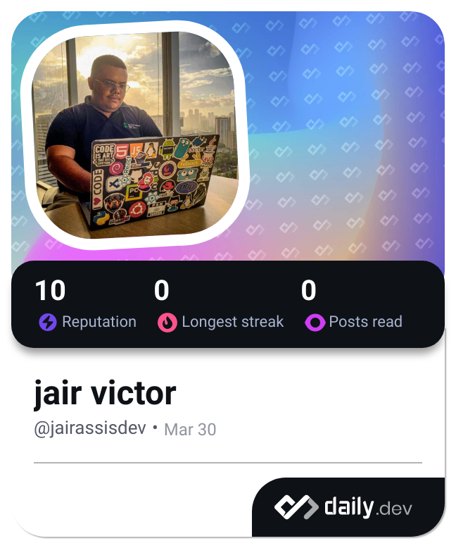 jair victor's Dev Card