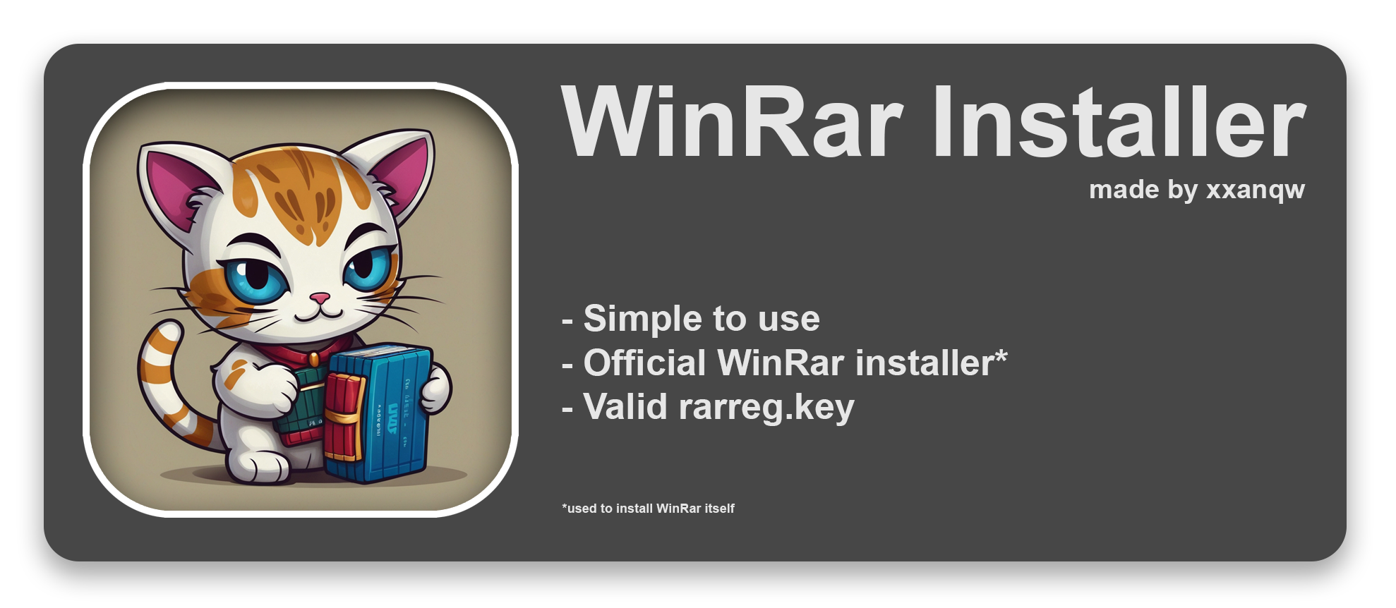 # Extra simple WinRar Installer